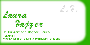 laura hajzer business card